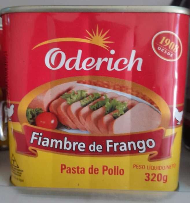 Pasta de pollo Oderich