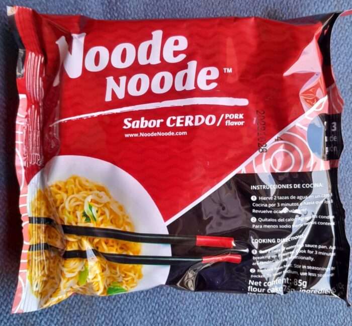 Sopa instantánea Noode noode sabor cerdo