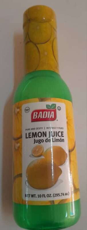 Jugo de limón Badia