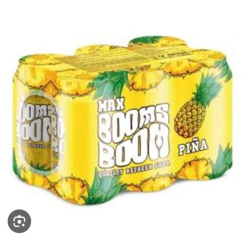 Refresco de piña Max Booms Boom