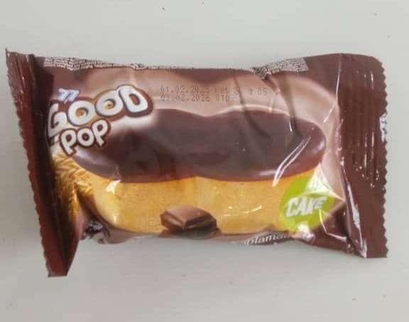 Panetela con chocolate Good Pop