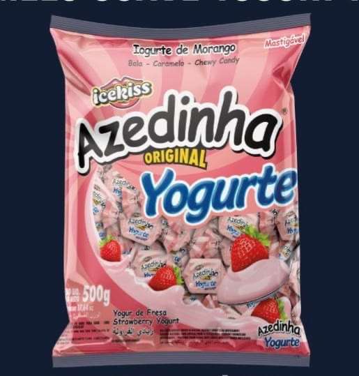Caramelos blandos sabor yogurt de fresa Azedinha