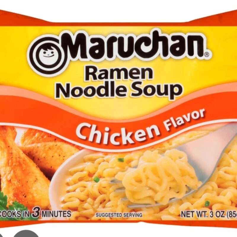 Sopa instantánea de pollo