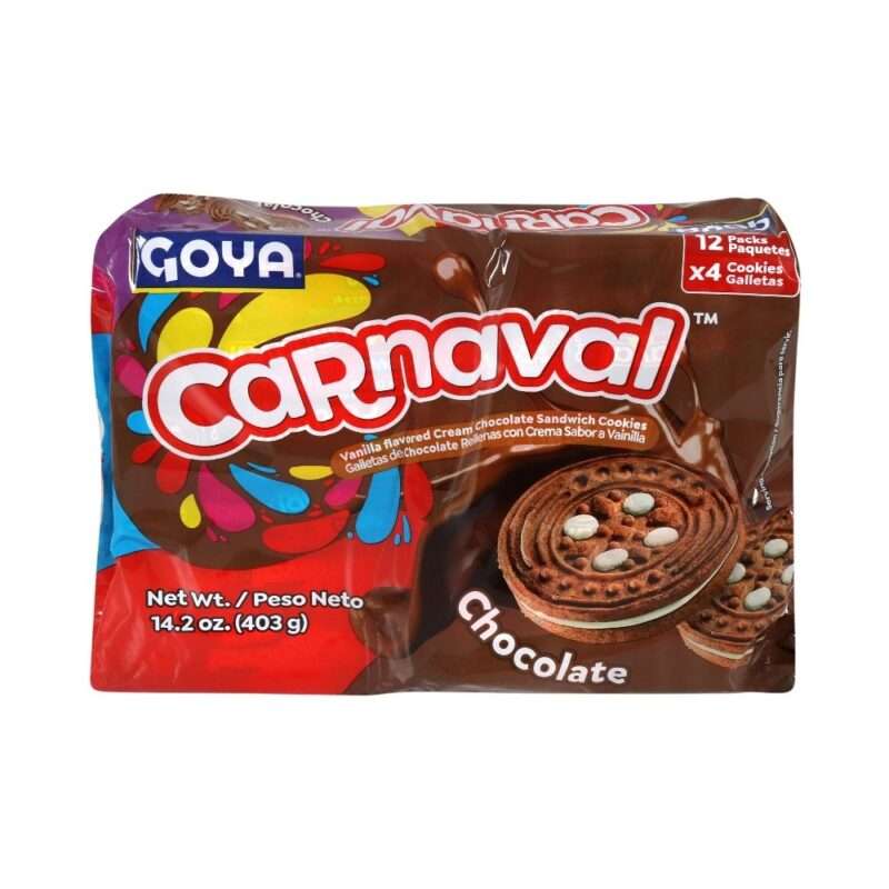 Galletas de chocolate Carnaval Goya