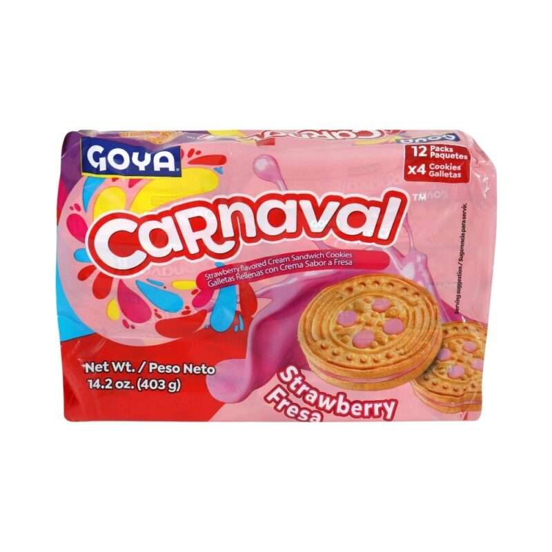 Galletas de fresa Carnaval Goya