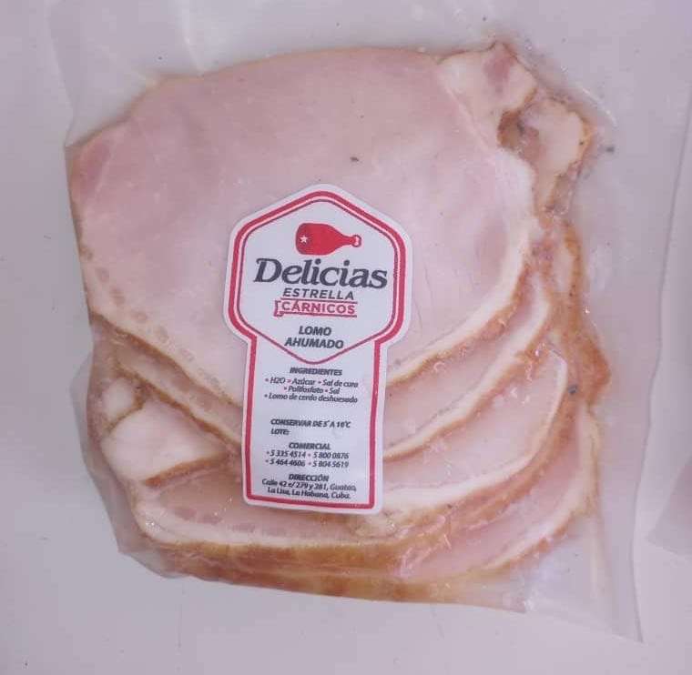 Lomo ahumado lasqueado