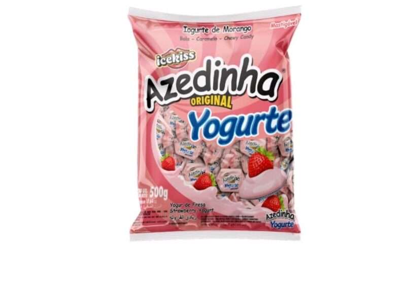 Caramelos de yogurt de fresa