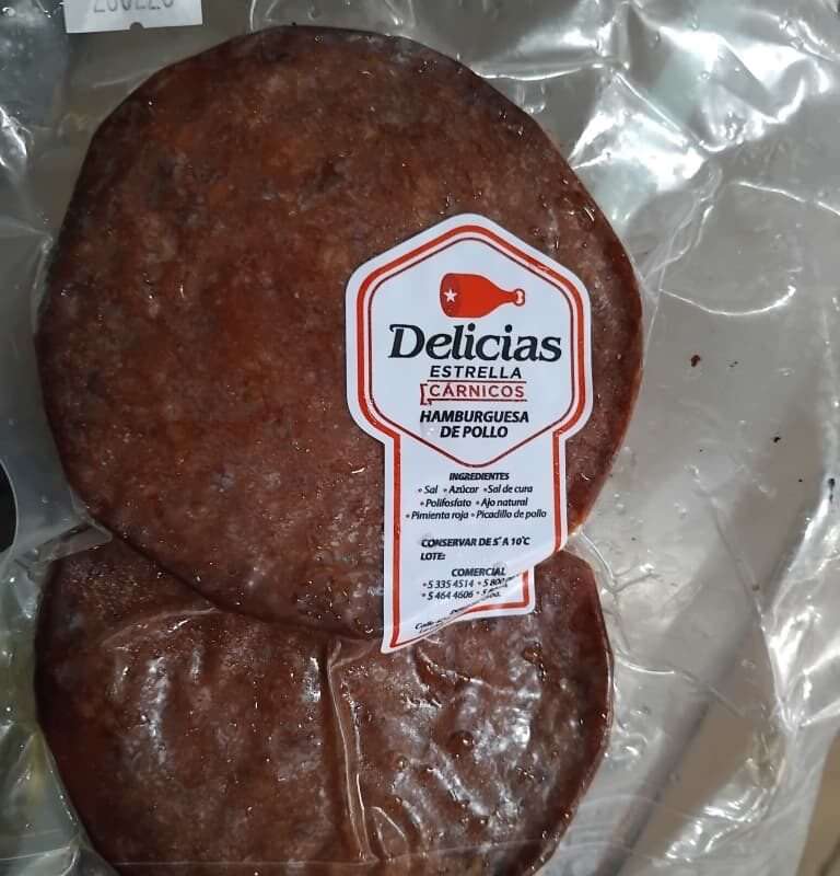 Hamburguesas de pollo Delicias