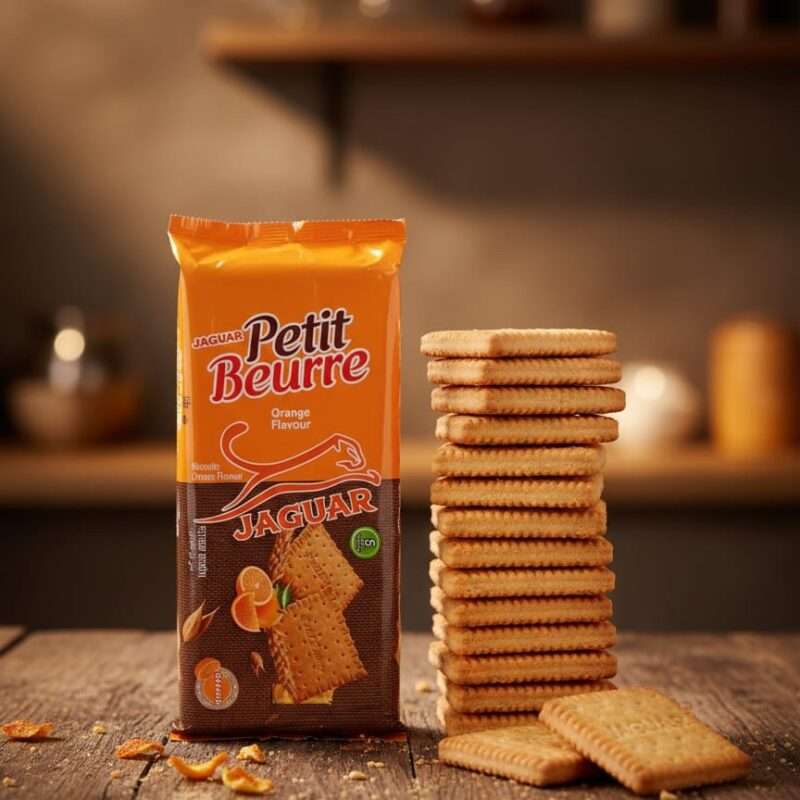 Galletas con sabor a naranja Jaguar Petit Beurre