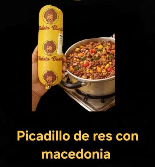 Picadillo de res con macedonia