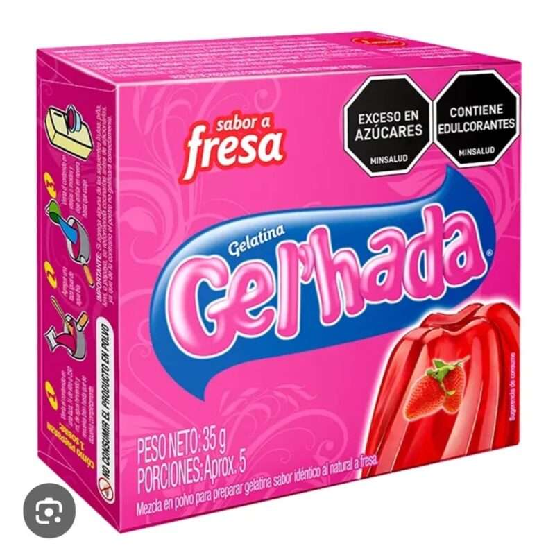Gelatina de fresa Gerhada