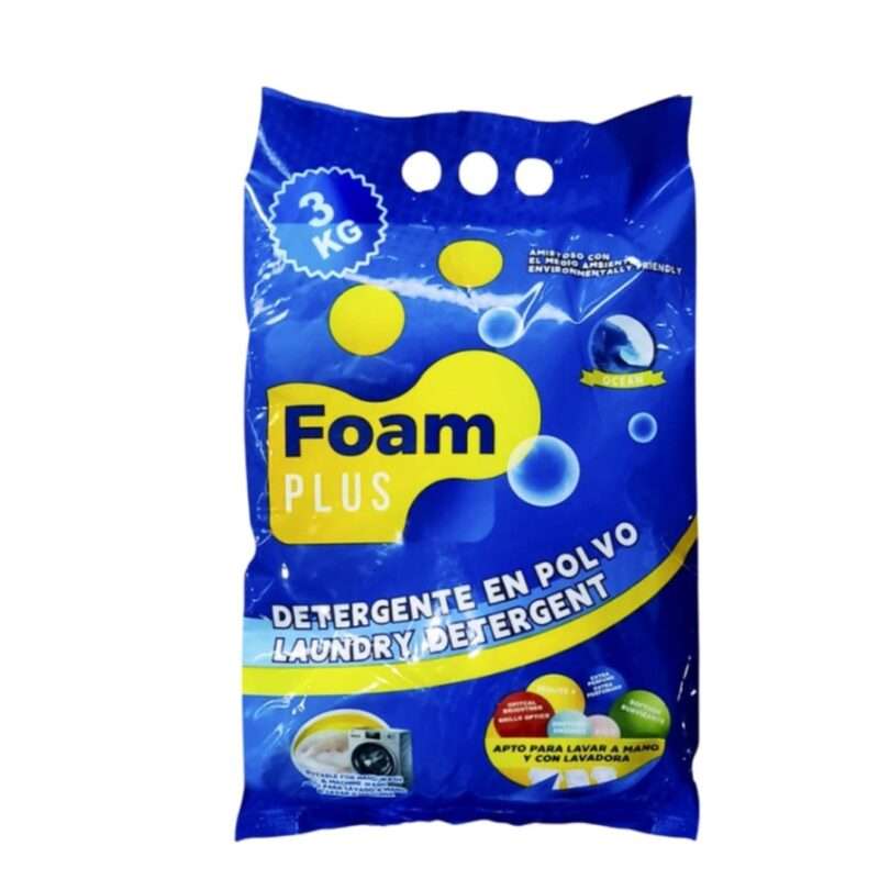 Detergente 3 kg Foam plus
