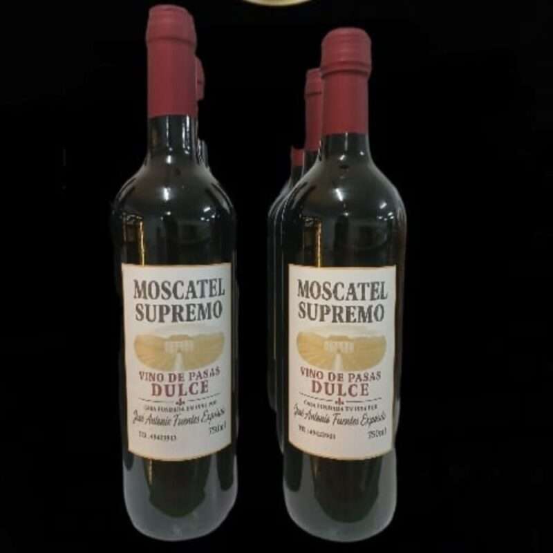 Vino dulce de pasas (moscatel)