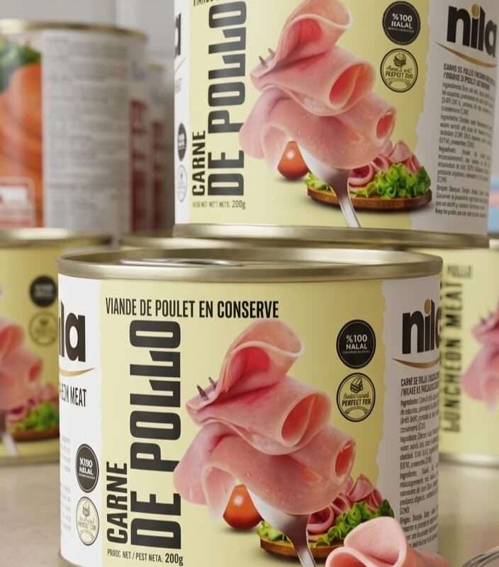 Carne de pollo en conserva