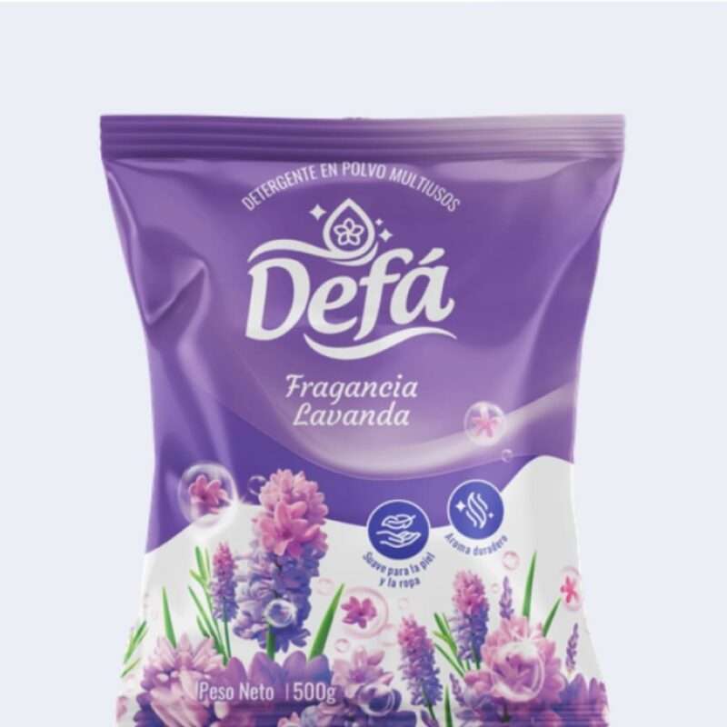 Detergente de lavanda en polvo Defá