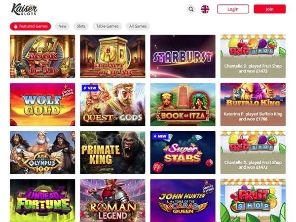 Exploring Exclusive Promotions and High-Stakes Games at Kaiser Slots UK Casino