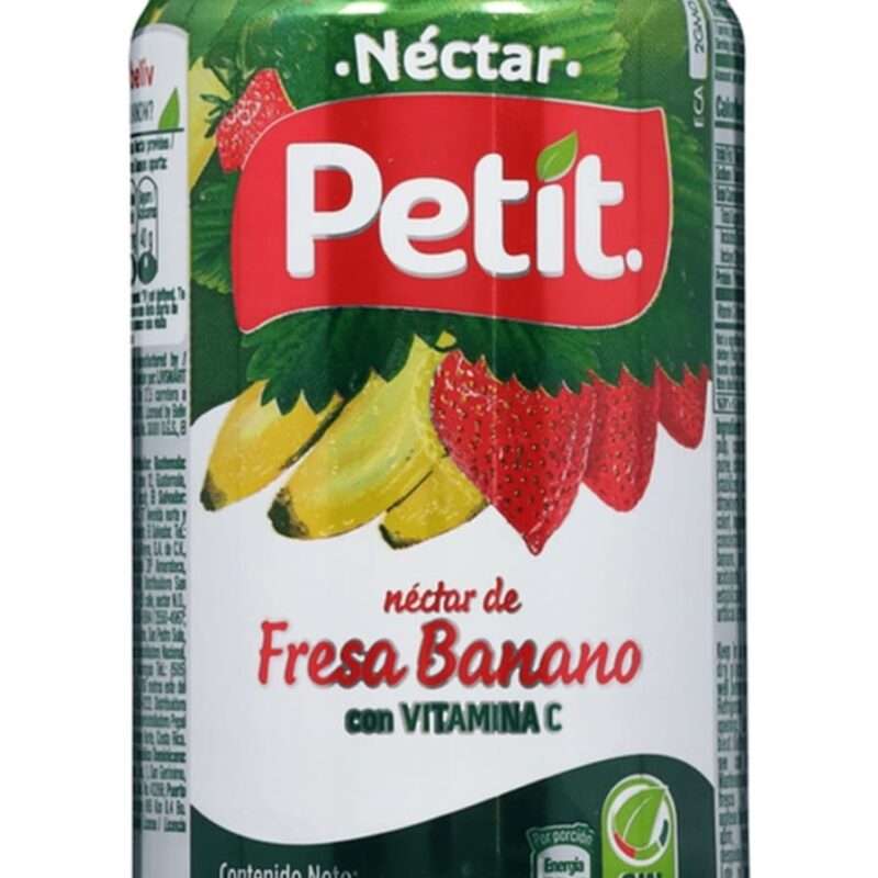 Néctar de fresa y plátano Petit