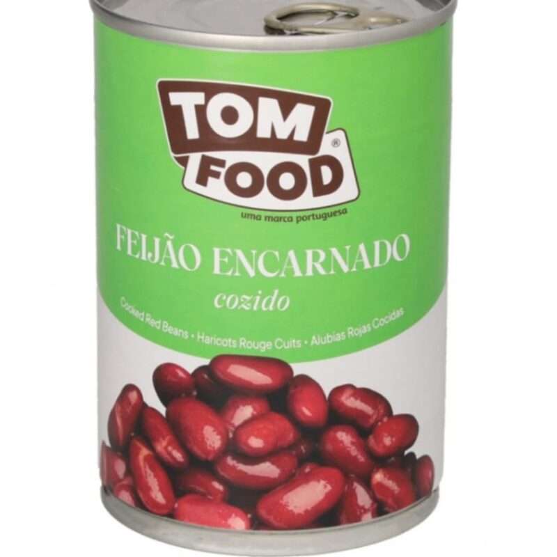 Frijoles colorados cosidos Tom Food