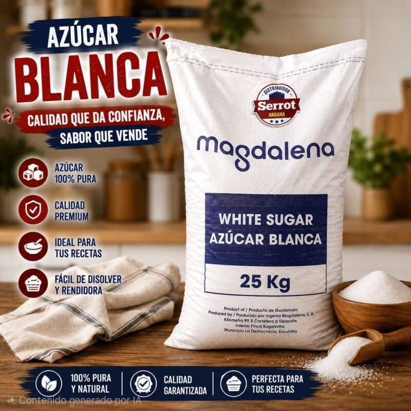 Azúcar blanca Magdalena